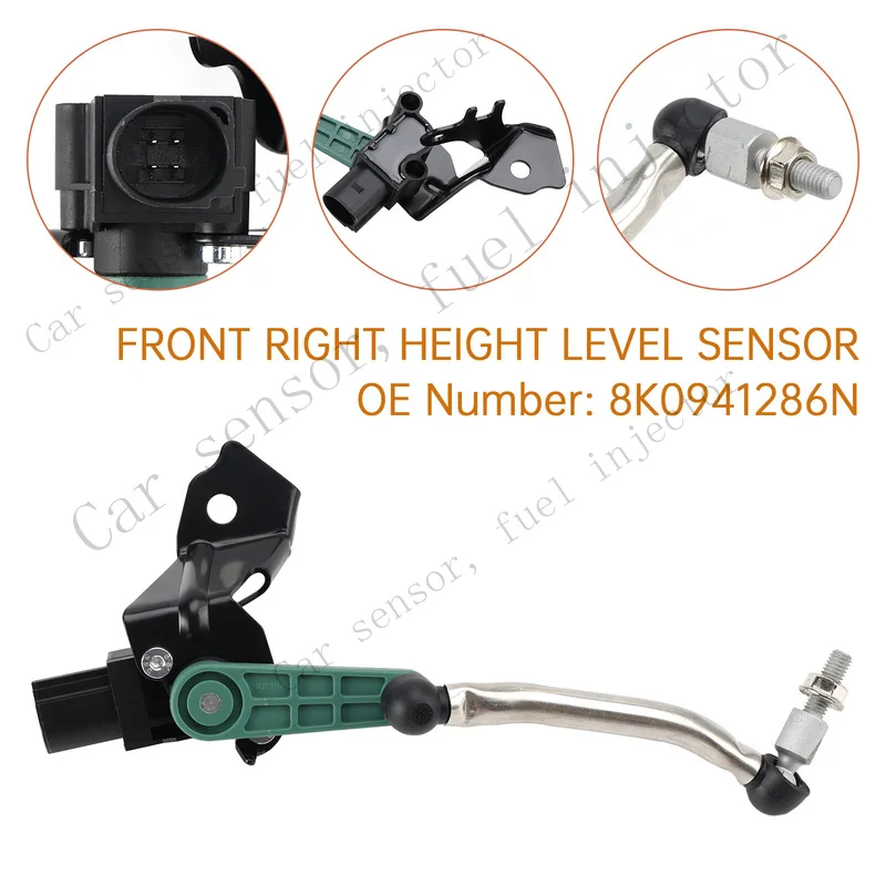 Q+ Headlight Range Adjustment Sensor Front Right 8K0941286N For Audi A4 A5 07-15 ZG