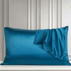 100% Natural Pure Silk Pillow Case on Both Side 22 Momme Luxury Mulberry Silk Pillowcase With Hidden Zipper good for Hair&Skin