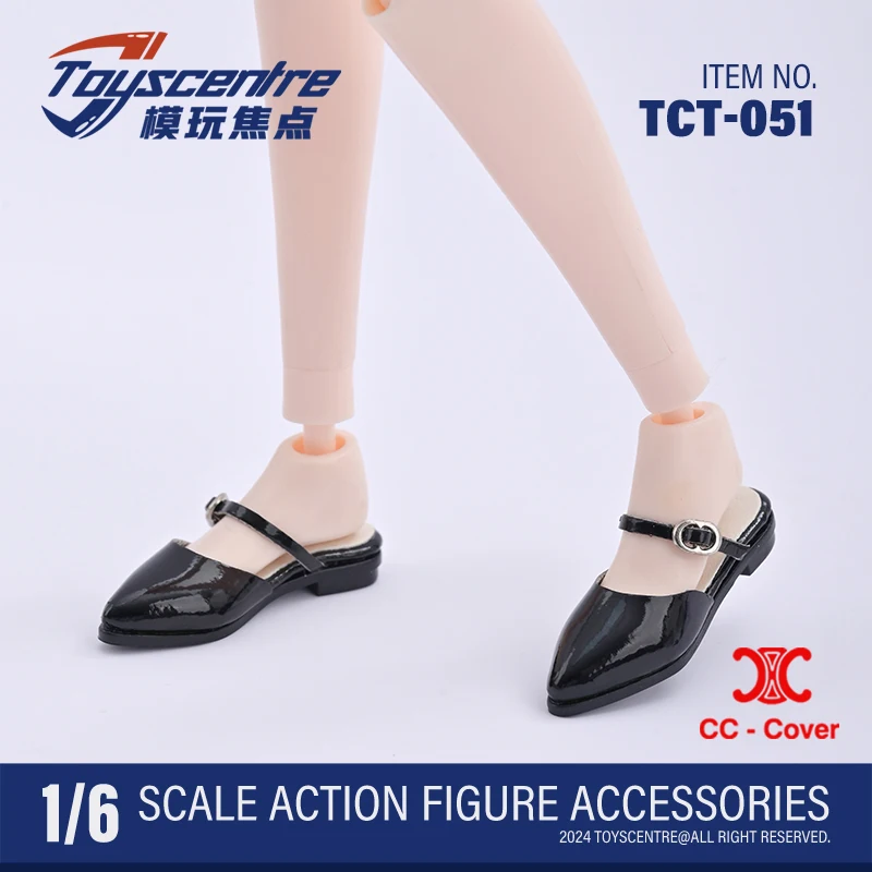 Toyscentre TCT-051 043 1/6 OL Szpilki Niskie Obcasy Modne Letnie Szpiczaste Buty Pasują na 12-calową Figurkę Żołnierza Lalkę