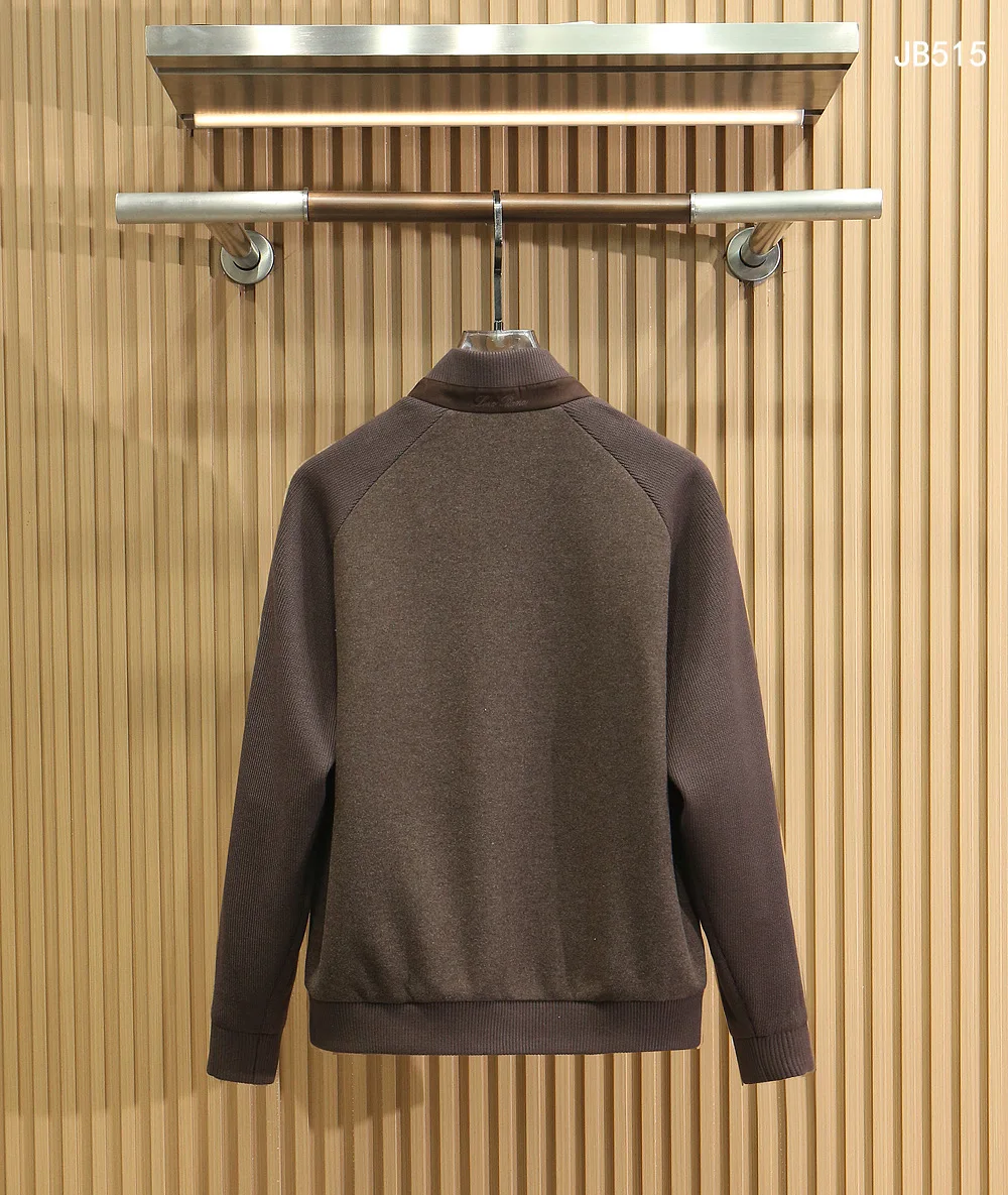 2026 Men's standing collar, wool fabric, autumn and winter outfit, sharp tool color, coffee color, apricot color, size (M~3XL)