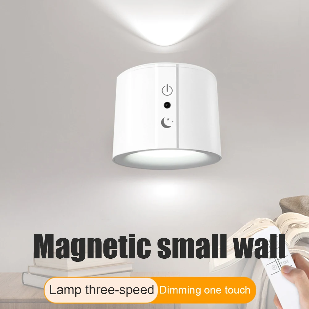 

Wall Sconce, 12 LED 1800MAh Protecting Eyes Wall Light, 3 Color Temperature & 3 Brightness Magnetic Wall Mounted Lamp