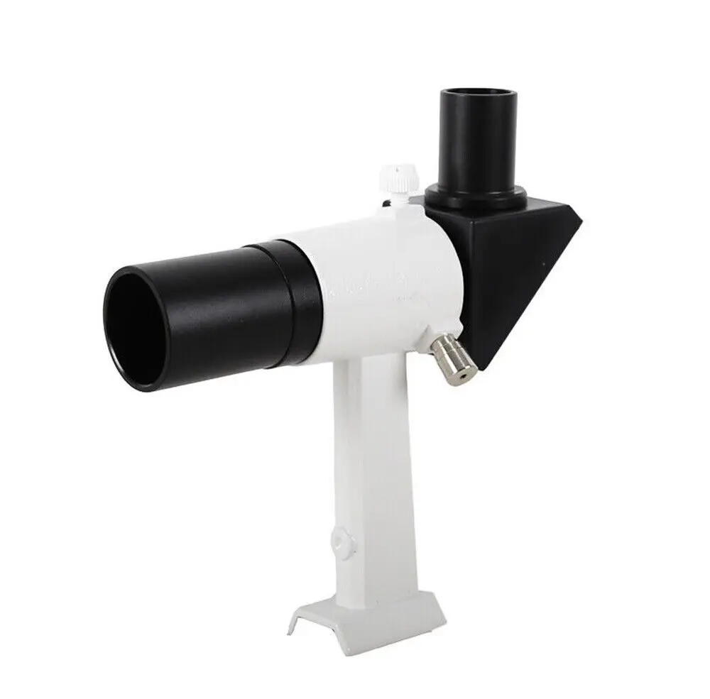 6x30 Finderscope with Crosshair 90 degree angel & Bracket for Astro Telescope