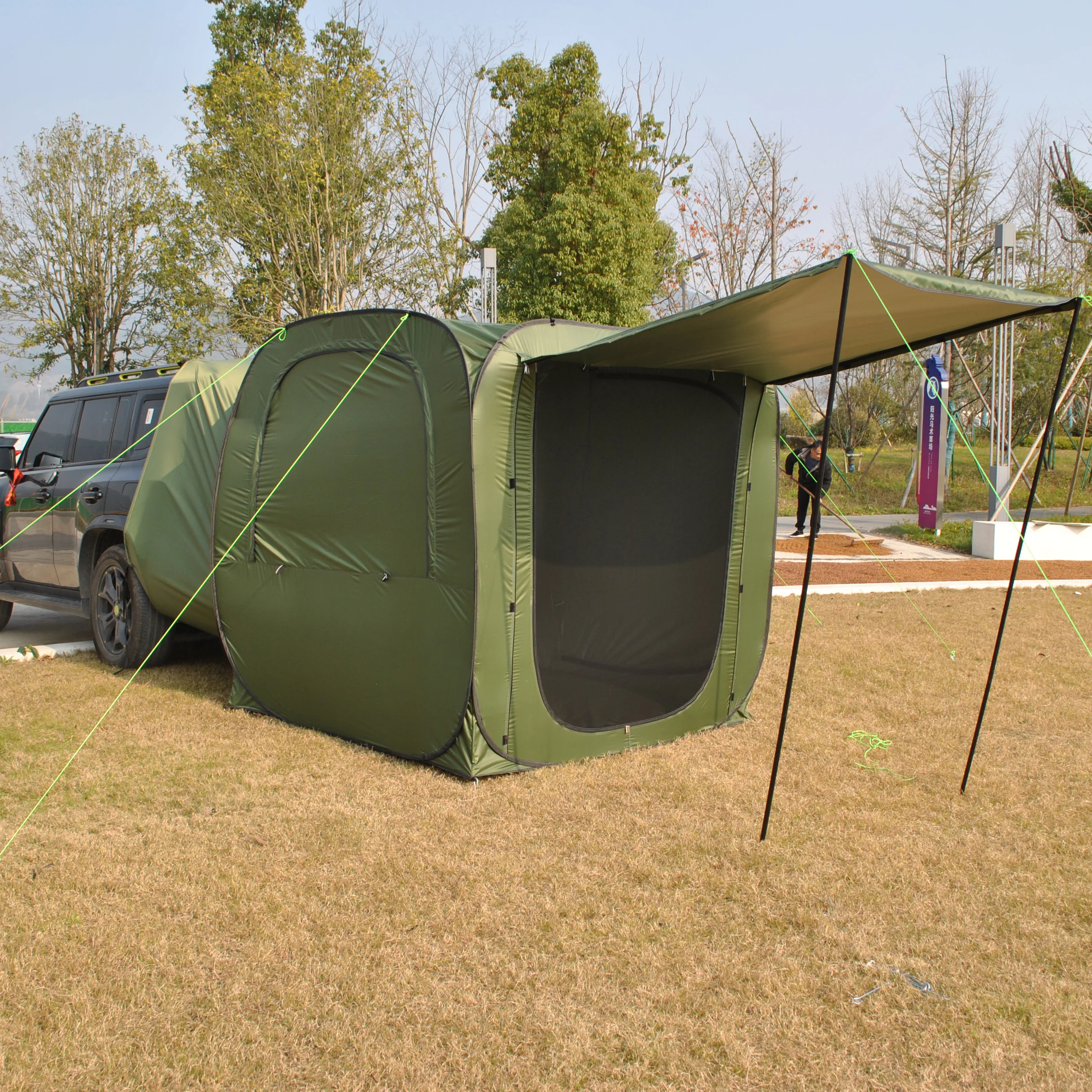 Car Rear Automatic Tent, Car Tailgate Tent,Pop Up Car Rear Tent, SUV Tents Car Tents for Campers Multipurpose Truck Tent