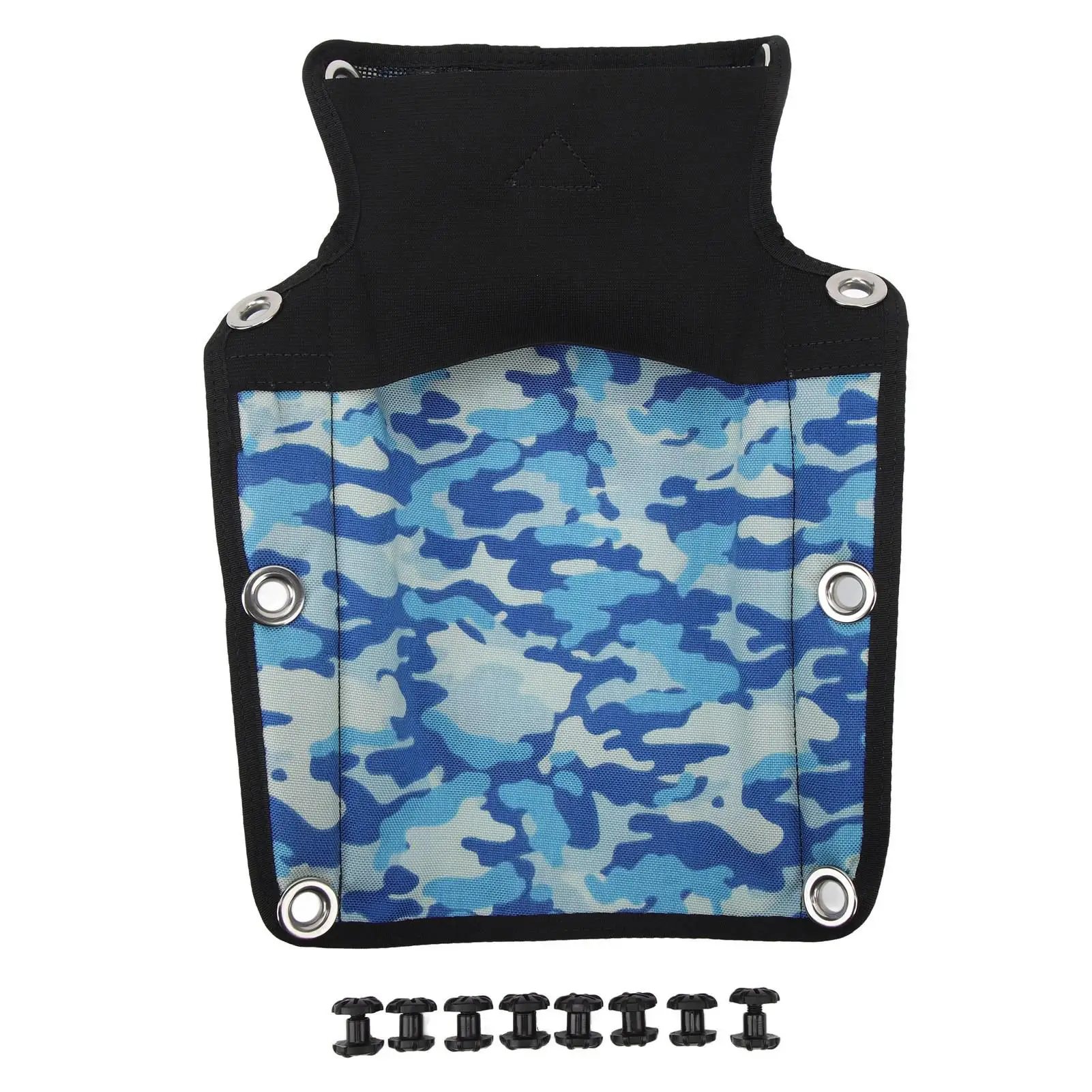 

Lightweight Diving Backboard Cushion Nylon Diving Back Soft Elastic Storage Bag with Screws for Divers