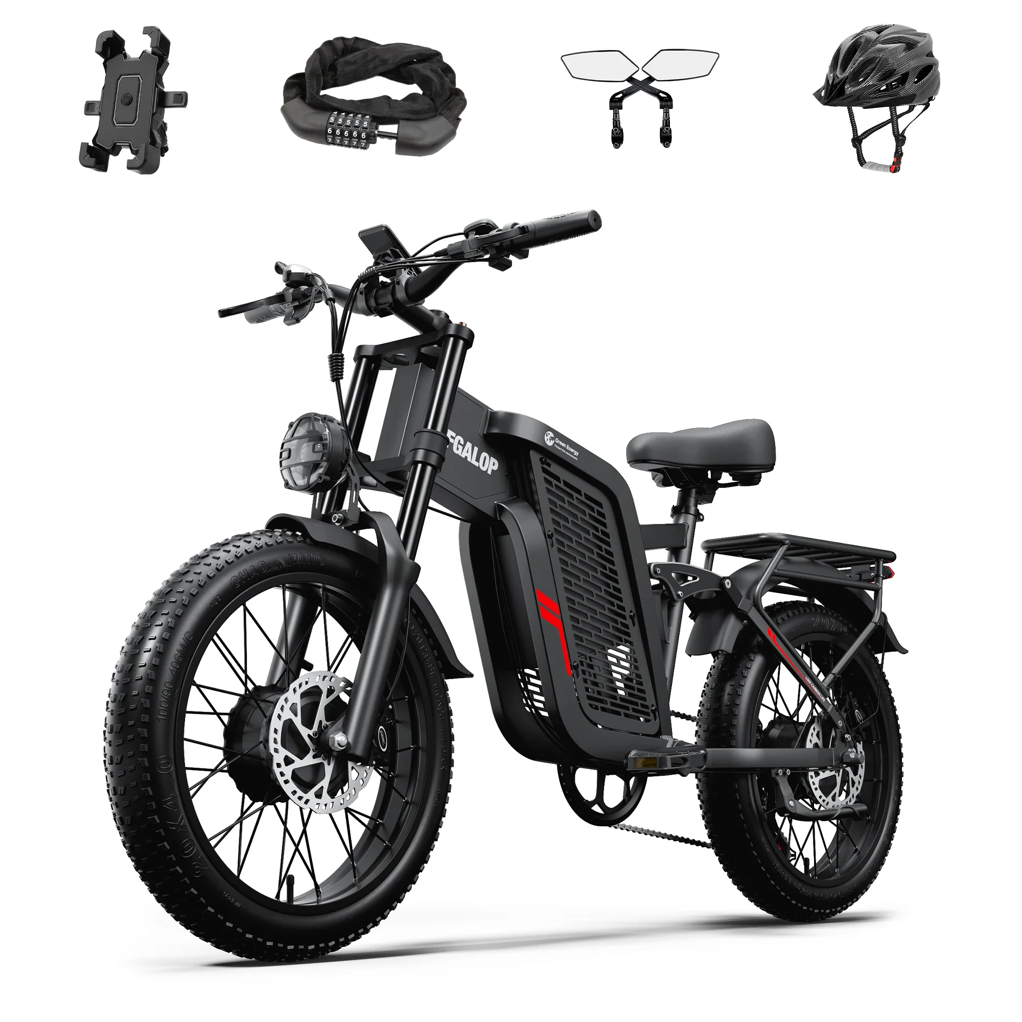 TIFGALOP F7 New high-performance dual motor 2000W52V24AH hydraulic