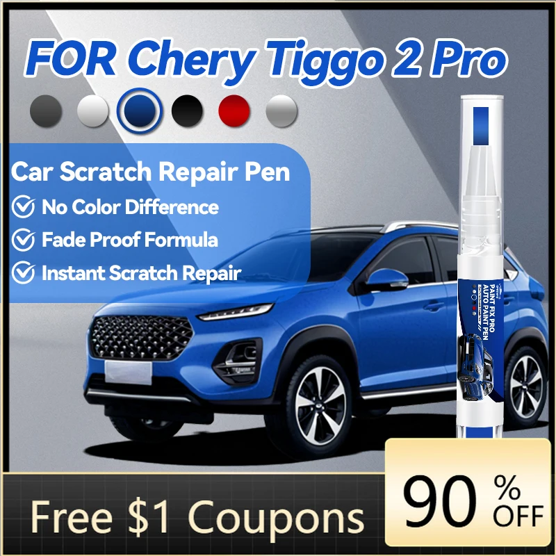 

Tool Car Accessories Paint Repair Pen Touch Up Scratch Remover DIY Auto Accessories Black White Blue For Chery Tiggo 2 Pro 20