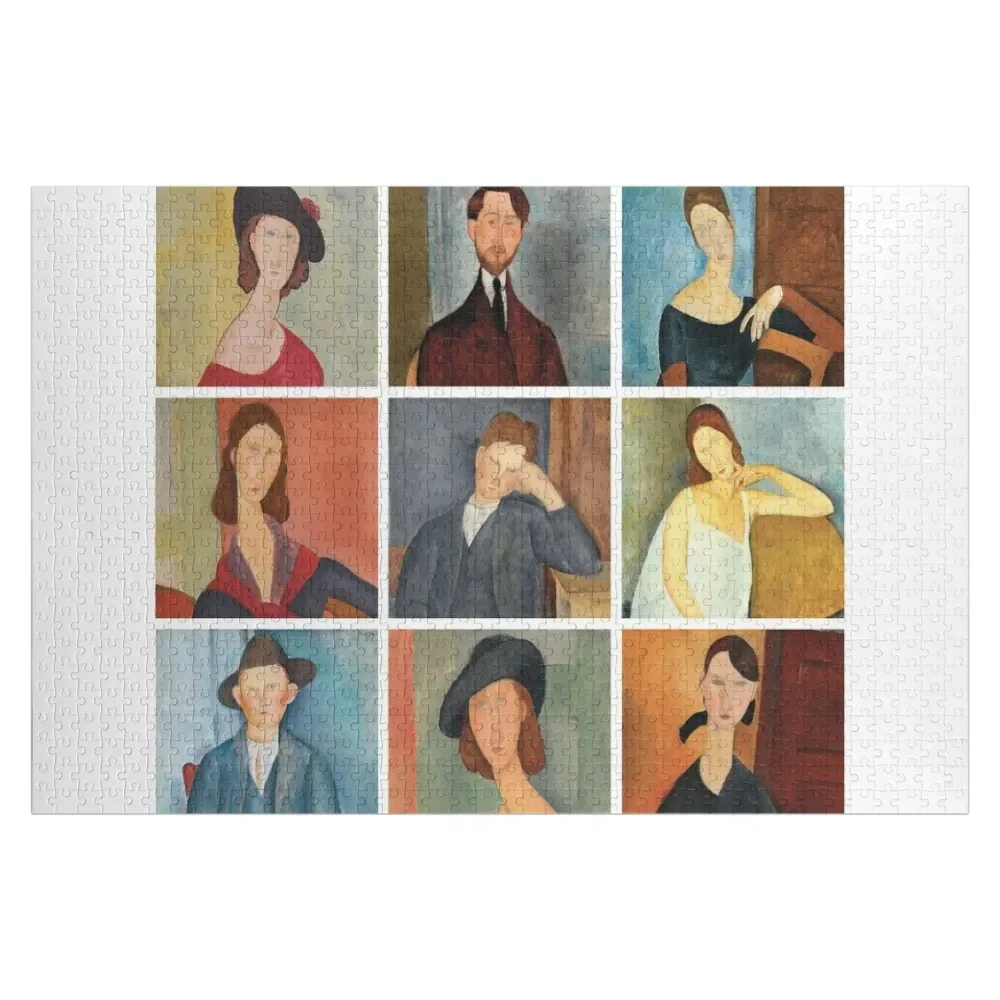 

Modigliani - Collage Jigsaw Puzzle Customs With Photo Personalized Toy Puzzle