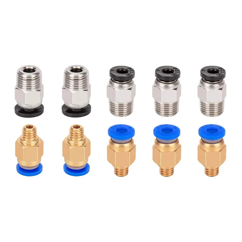 

PC4-M6 Pneumatic Fitting, PC4-M10 Pneumatic Fitting for Creality Ender 3/3 Pro/3 V2, Ender 5/5 Pro/5 Plus, CR-10/10S, etc