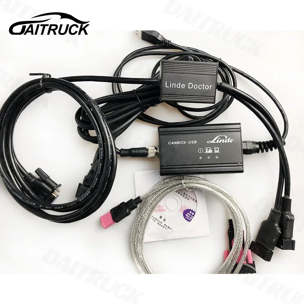 2025 Linde Canbox and Doctor Diagnostic Cable With Pathfinder Software LSG Linde Forklift Truck Diagnostic Tool