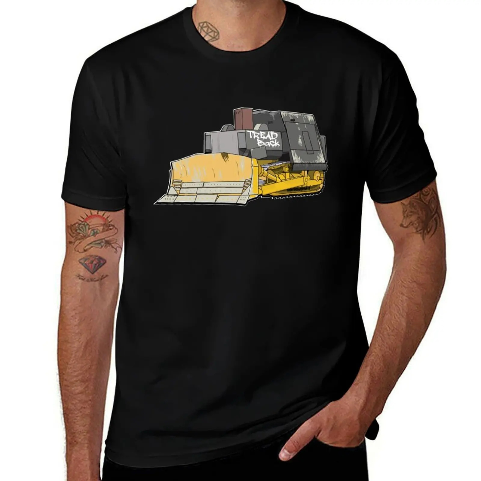 Killdozer Tread Back Unisex T-Shirt Gym Exercise Short Sleeve T-Shirt