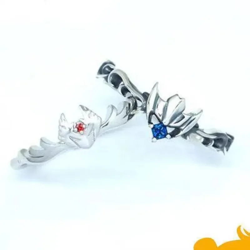 New Kamen Rider Ring Male Cold Wind Diamond Index Finger Ring Stylish Simple Trend Anime Jewelry for Men Fashion Accessory