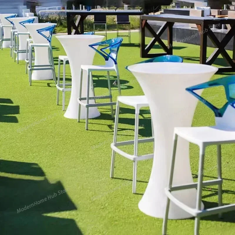 Out Door Use LED illuminated Bar Cocktail Table Rechargeable Bar Plastic Table Lighted Up Coffee Table KTV Disco Party Supply
