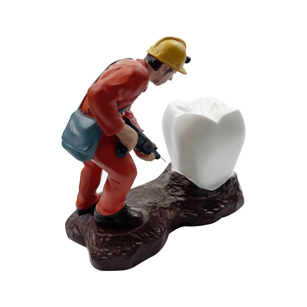 Fix Tooth Dental figurine ornamento dentista Souvenir Clinic Office Desktop Sculpture Artcrafts decorazione accessori