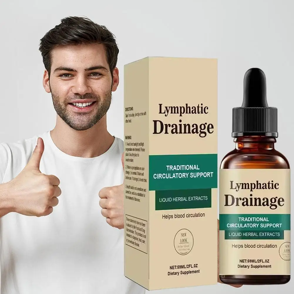 Lymph Care Drops Natural Herbal Supports Fluid Balance Gentle Formula for Adults Daily Wellness Routine