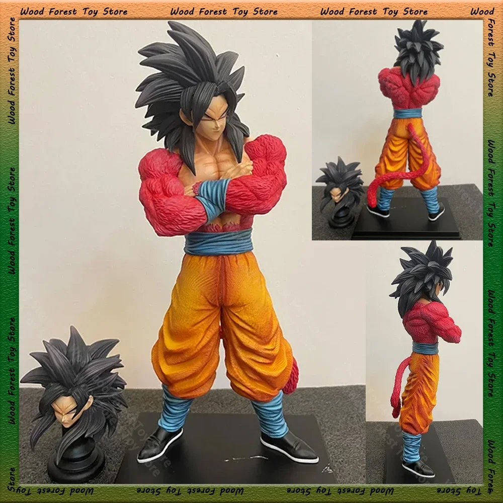 Dragon Ball Z Anime Figure Super Saiyan 4 Son Goku Figurine SSJ4 Pvc Statue GK Figures  Collection ModelDoll Toy Christmas Gifts