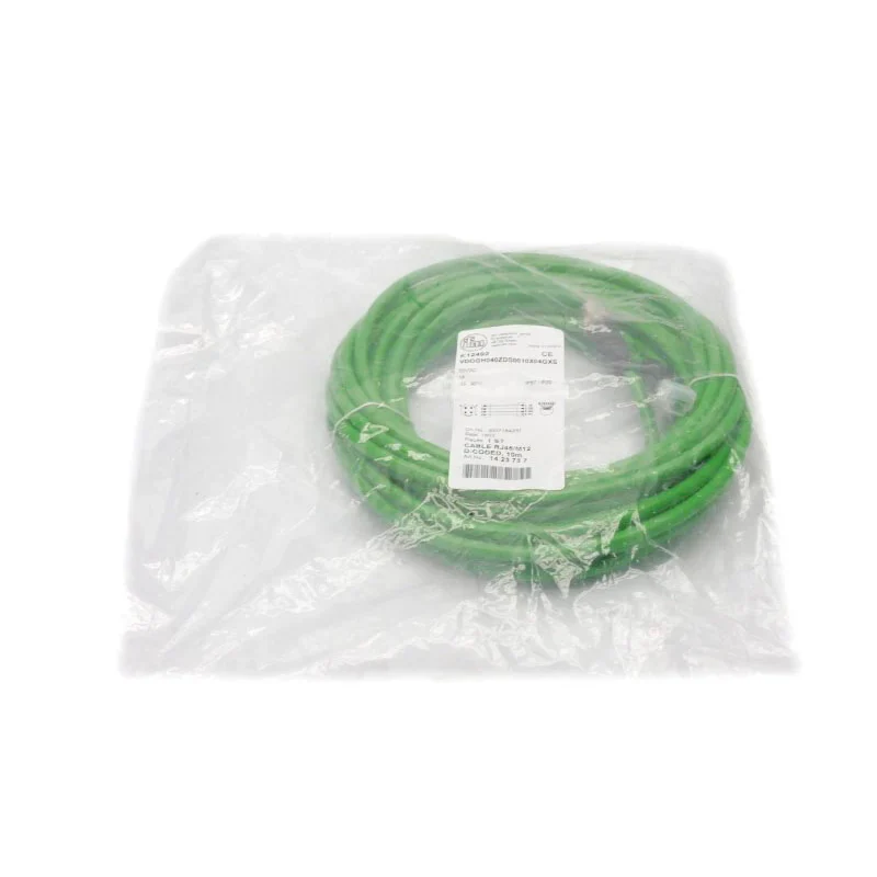 E12492 Cavo di collegamento Ethernet RJ45/M12 con codice D