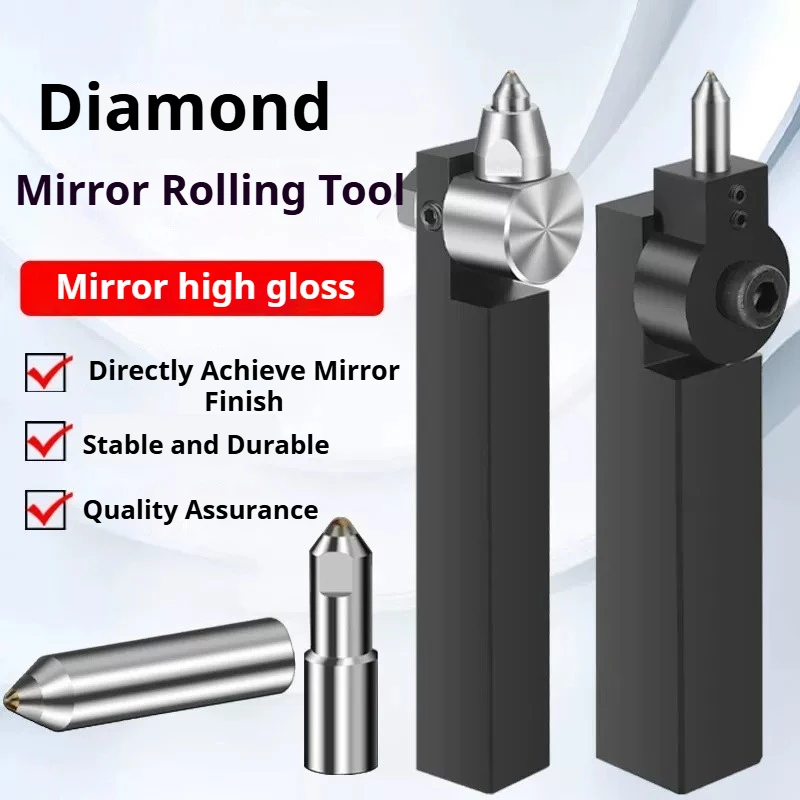 Mirror Surface Burnish Lathe Rolling Cutter Burnishing Tool Diamond Turning Tool for Steering Lever CNC Machining
