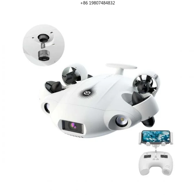 Brushless Motor Rescue and Salvage Underwater Underwater Kit with Robotic Arm ROV Professional