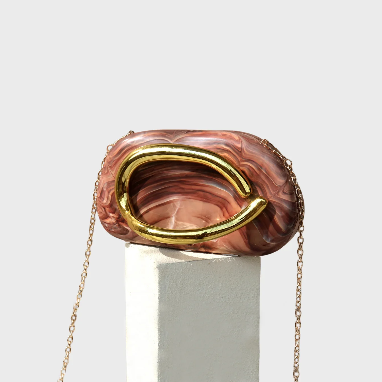 

Luxury Acrylic Clutch Purse For Women Ladies Evening Crossbody Bag Vintage Designer Chain Shoulder Handbag Party Wallet