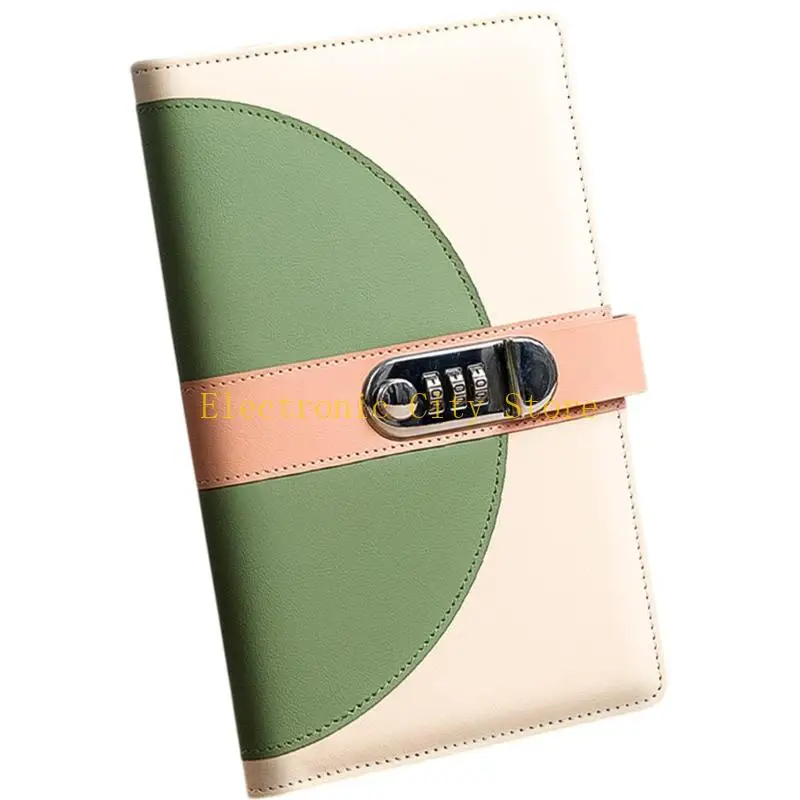 40 Pockets Leather Receipt Folder with Lock Money Collection Album for Cheques HU8D