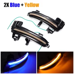 Dynamic LED Rearview Mirror Lamp Flowing Turn Signal Lights Car Accessories For Skoda Superb A7 B8 MK3 III Typ 3V 2016- 2019