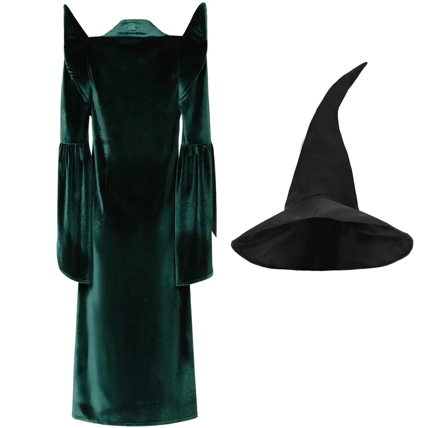 Robe de tête de l'école de poudlard du professeur Minerva McGonagall, Costume de Cosplay