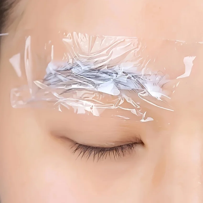 Rouleau de tatouage pour sourcils et lèvres, 1 rouleau, Film enveloppant, couverture transparente, fournitures jetables en plastique