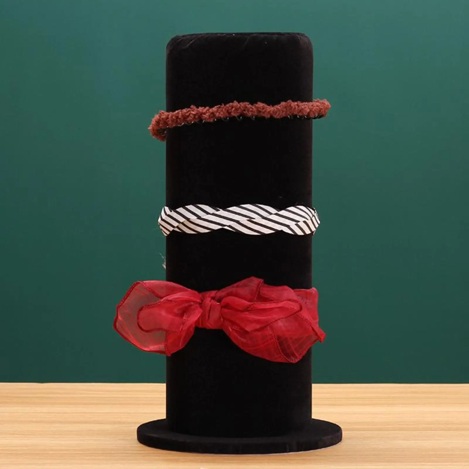 

Вельветовая витрина для повязки на голову, вешалка для волос, органайзер для головных уборов, безделушка