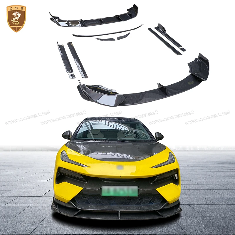 

RZ Style Modification Protection Bodykit Car Front Bumper Lip Rear Truck Diffuser Lip Tail Spoiler Wing Lid For Lotus Eletre