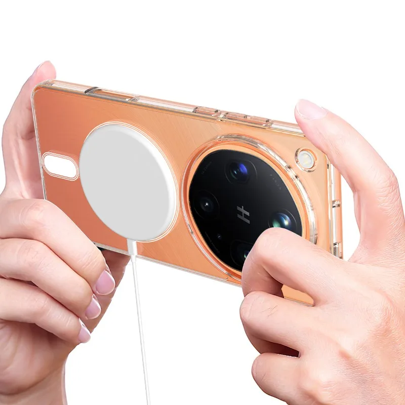 Für OPPO Find X9 Ultra Für Magsafe Magnetische kabellose Ladehülle Für OPPO Find X9 Ultra Transparente, stoßfeste Acryl-Abdeckung