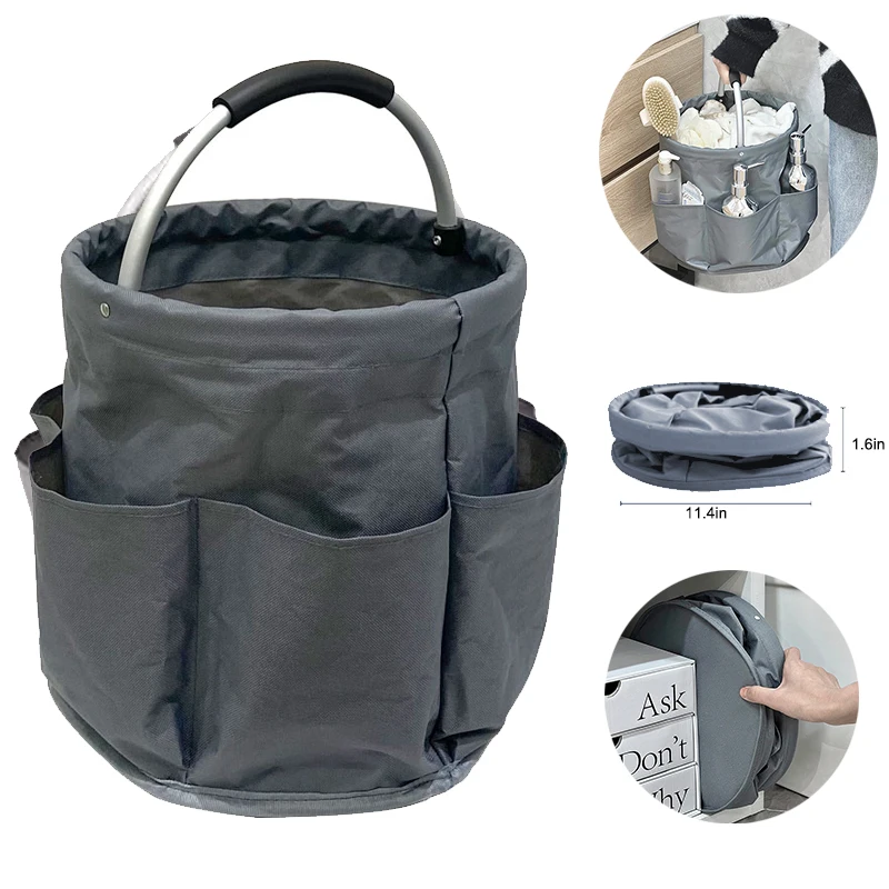 17l große Aufbewahrung organisator Tasche Klapp korb Picknick tasche Outdoor-Reinigungs wagen mit Griff Werkzeug tasche Reinigungs mittel