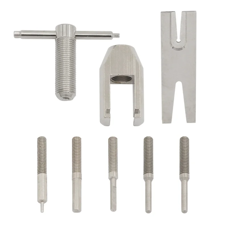 Conjunto removedor de engrenagem de pinhão de motor, extrator de engrenagem de motor rc para modelo de veículo/motor pequeno, peças de pinhão de motor rc (2 conjuntos)