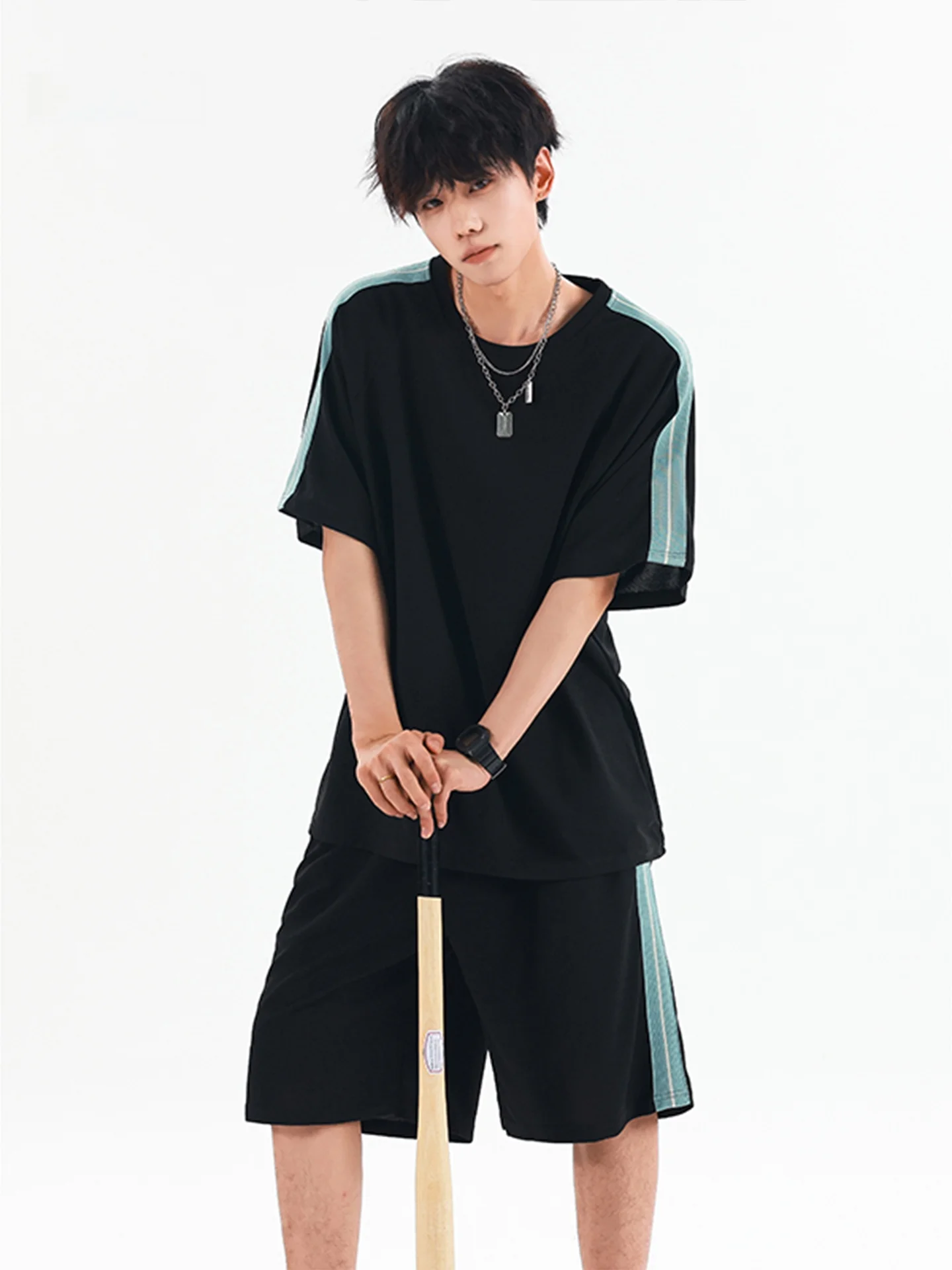 

Wmnm American Sle Baskeall orm Set Men's ort Sve orts Qui Dry Sports Ice Silk Summer Casual Sportswear