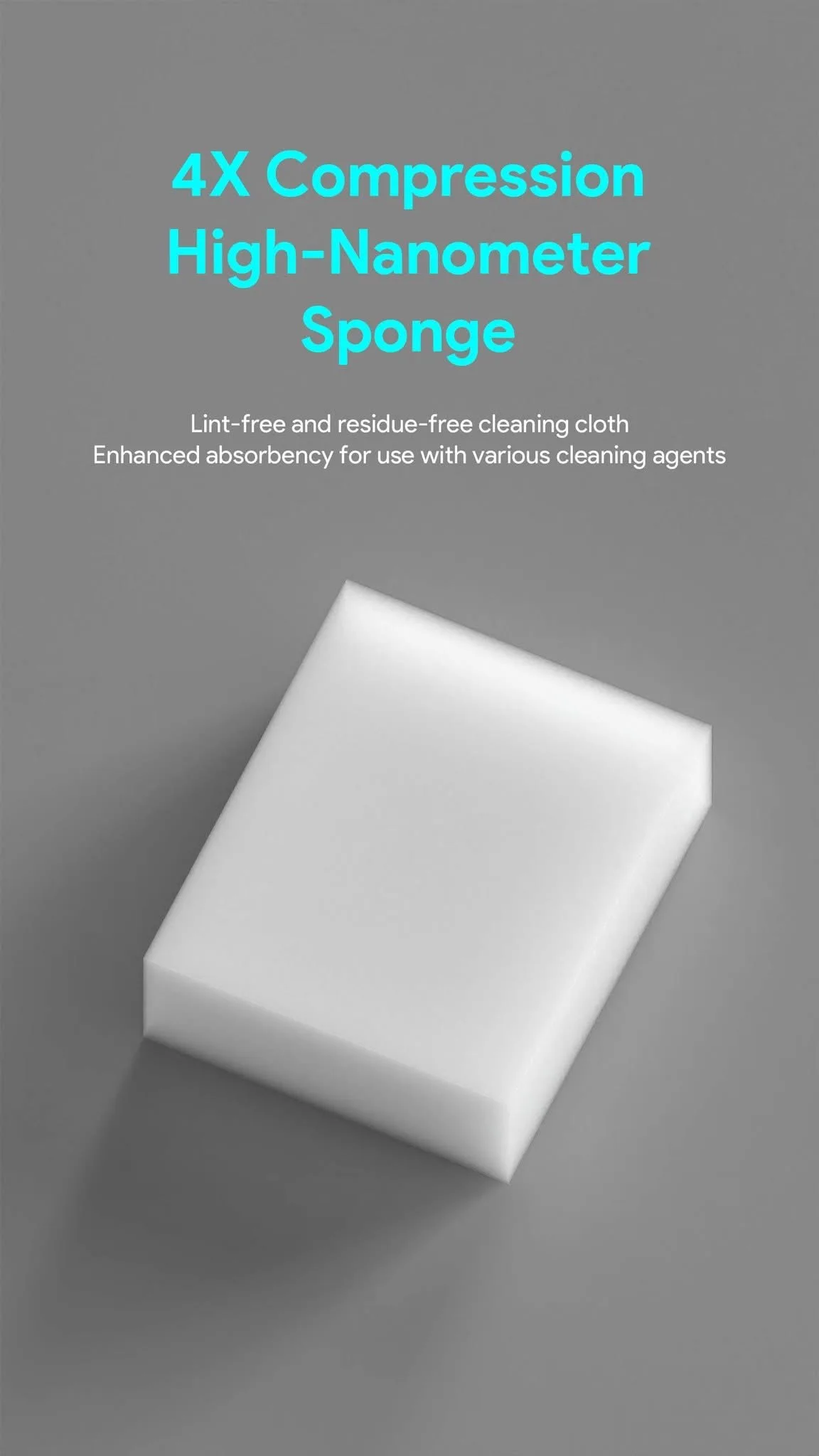 Nano super sponge magic eraser for cleaning, suitable for motherboard repair, kitchen, bathroom, windows, and glass cleaning.