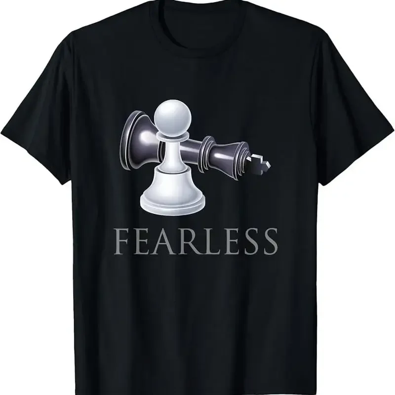 T-shirt drôle pour joueur d'échecs audacieux - Cadeau intelligent