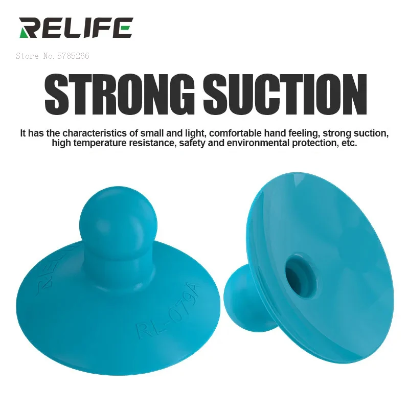 RELIFE RL-079A Sucker para LCD Split Screen, forte sucção, adsorção a vácuo, silicone para desmontagem do telefone, Tablet Tool, alta qualidade
