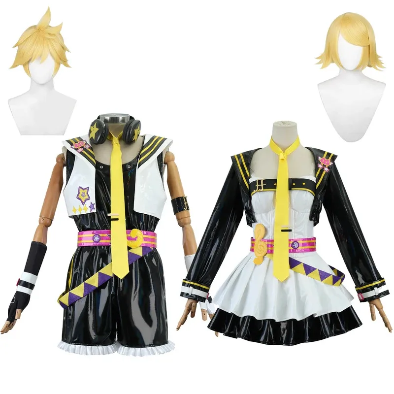 

Rin Len Cosplay Project Sekai Costumes Anime Role Playing Holiday Party Women Game