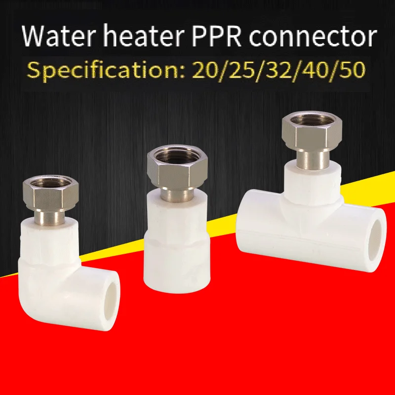 

PPR Pipe 20/25/32/40/50 Live Union Connector Copper 1/2"3/4"1"1.2" Female Thread Straight/Elbow/Tee Water Heater Pipe Fittings