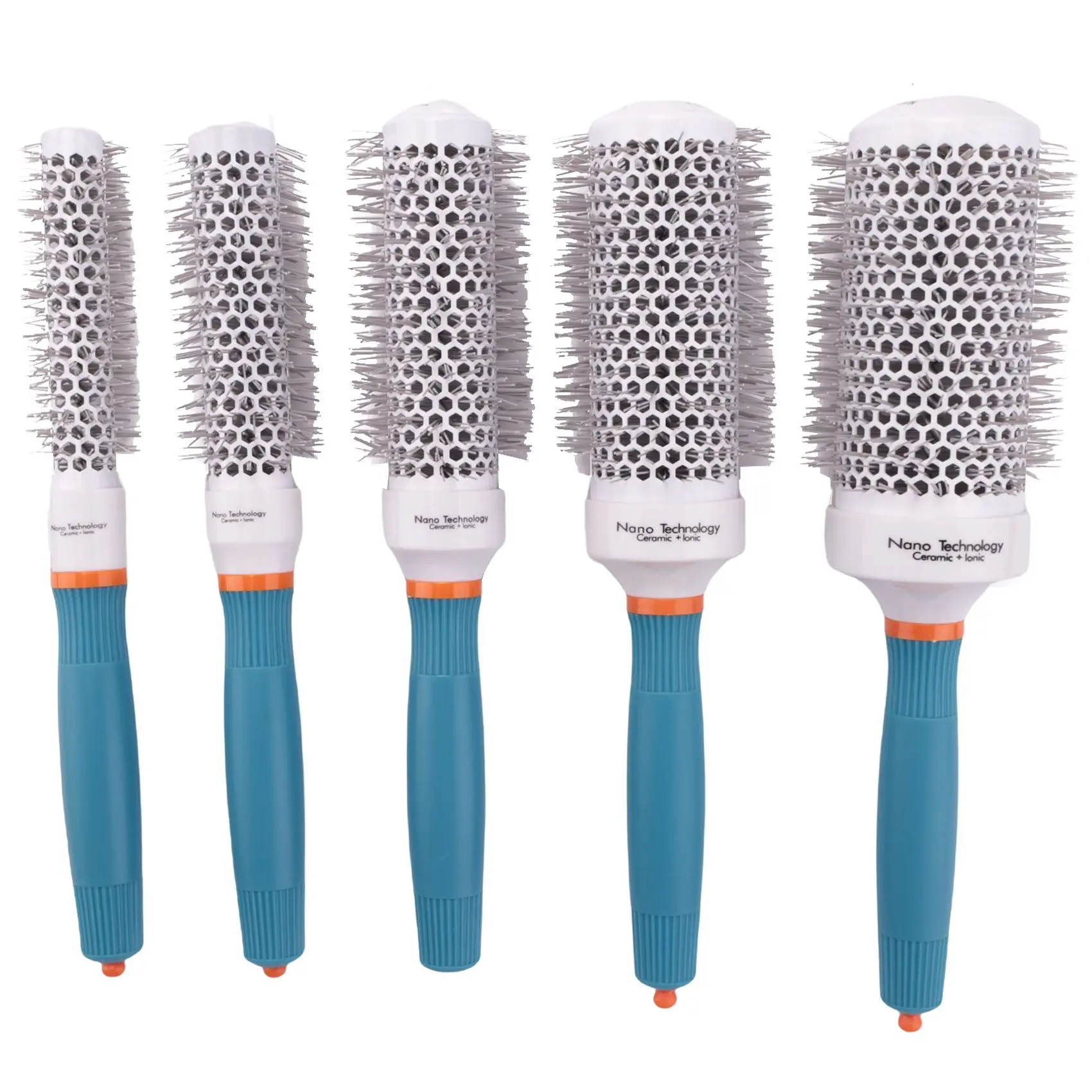 Roller Comb Professional 5 Size Hair Dressing Brushes High Temperature Resistant Round Comb Hair Styling Tool Hairbrush