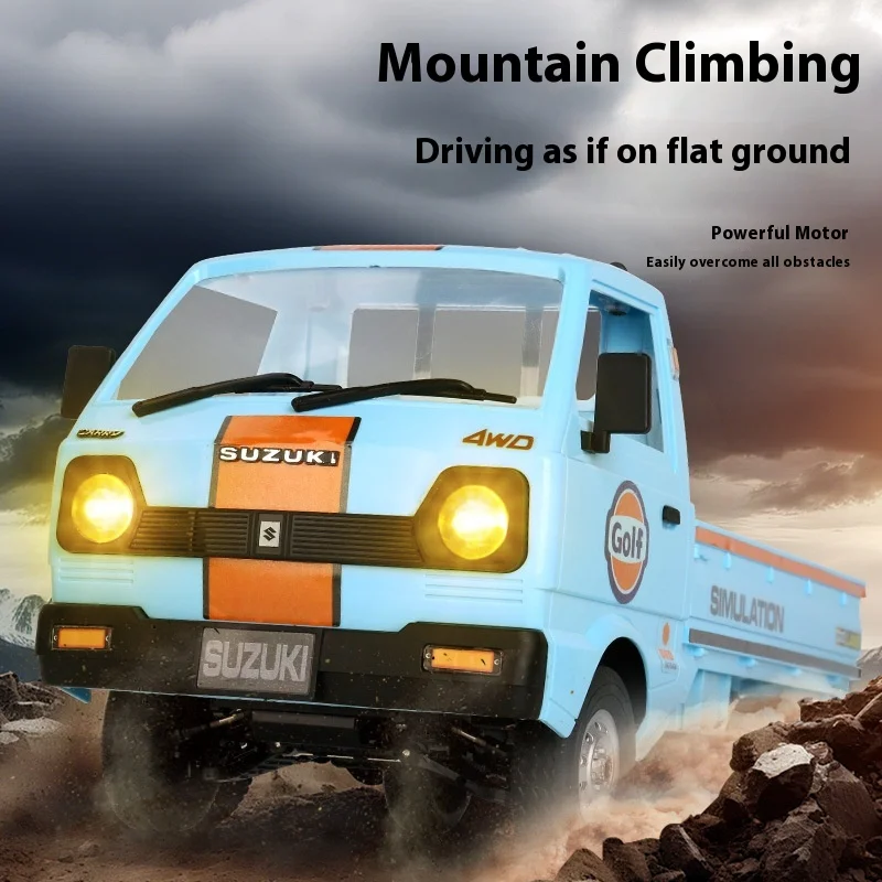 

Professional 1:10 Scale 4WD Remote Control Truck Off-Road Climbing Vehicle All Terrain RC Car Model Toy for Adults Children Gift
