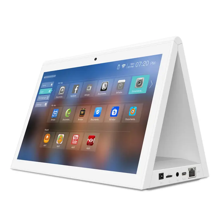 

OEM Dual Screen 10.1 Inch Capacitive Touch Screen Customer Feedback Desktop Android Tablet for Bank Hotel Restaurant