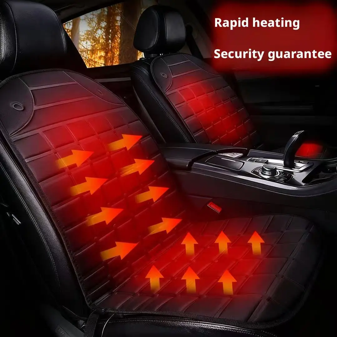 

12V Car Heating Seat Cushion for Winter Electric Heating Pad for Sedans Single/Double Seat with Constant Temperature