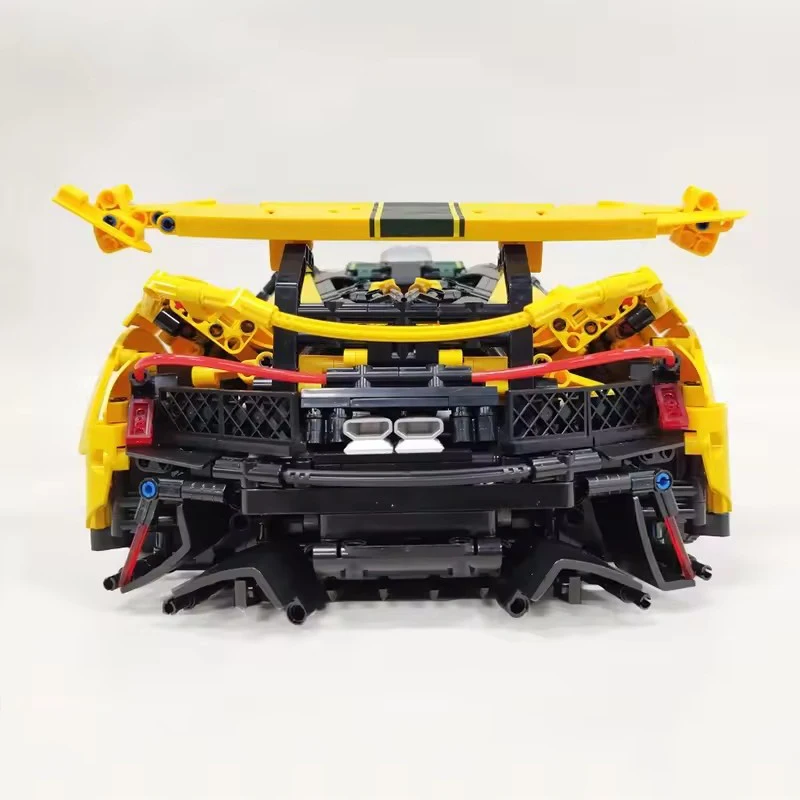 الكلاسيكية JIESTAR 91101 سوبر سباق P1 نموذج مركبة بنة 1:8 تجميع الطوب التقنية الاطفال لتقوم بها بنفسك لعبة هدايا عيد الميلاد الصبي