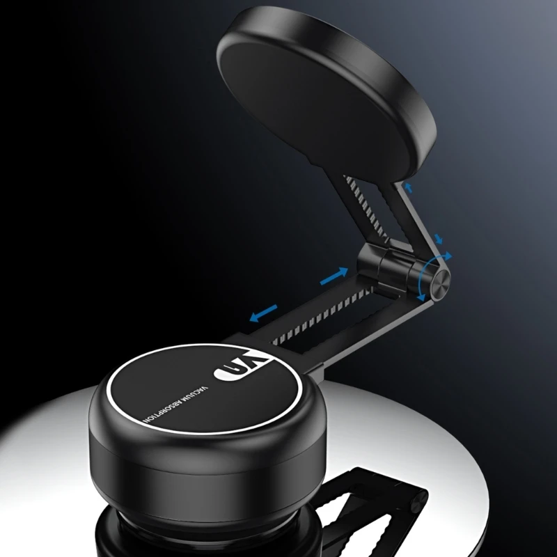 Car Mount Bracket Rack with Electric Vacuum Grip Nonslip Adjustable Dashboard Stand for 4.7" Phone Navigation Travel Use