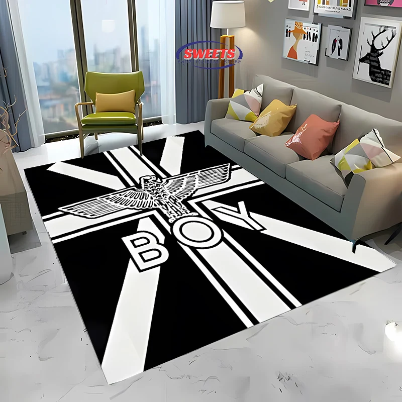 New Arrive Popular B0Y LONDON Carpet, Living Room and Bedroom Household Items, Kid's Room Sofa Mats, Doormat Floor Anti-slip Rug