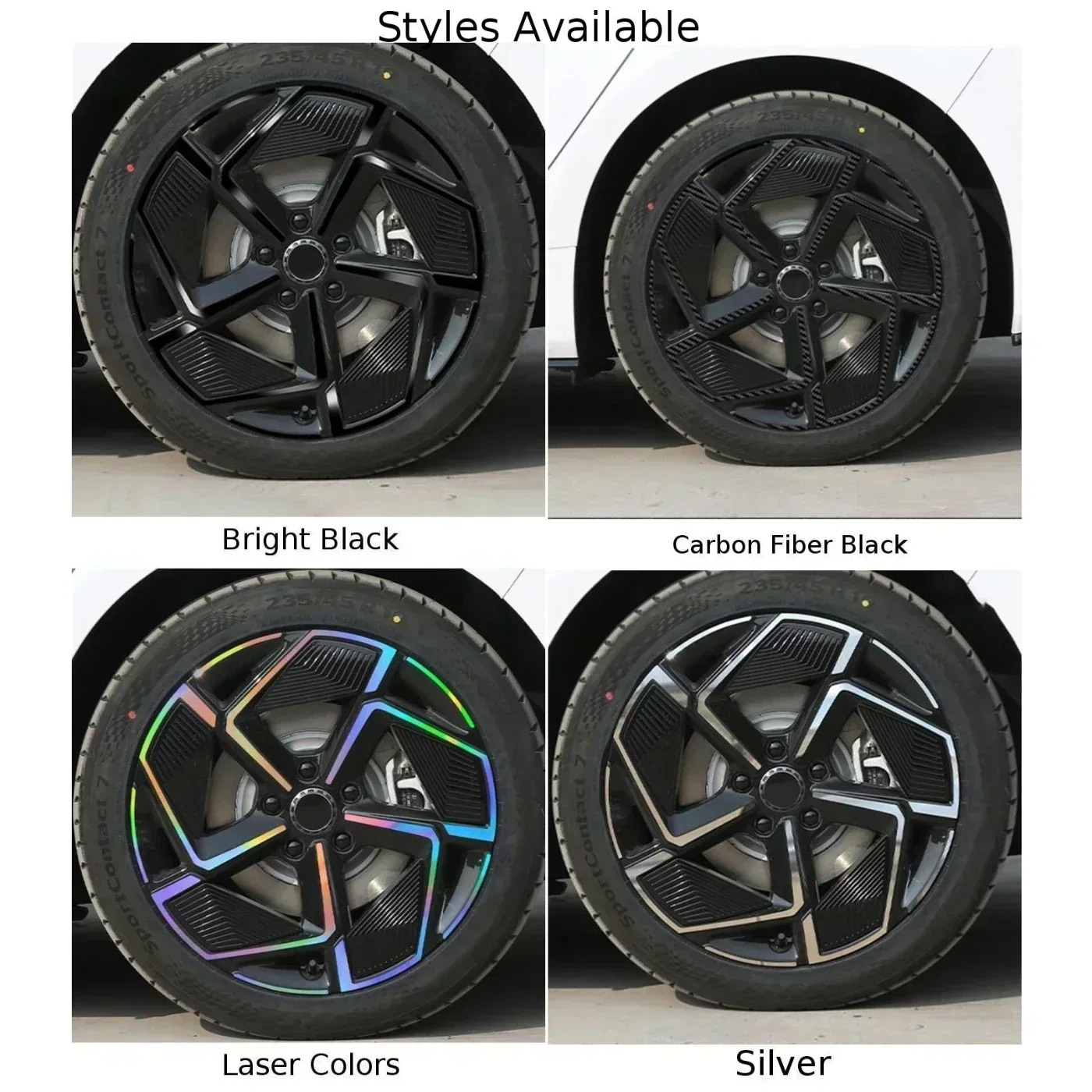 

4pcs/kit For BYD For SEAL EV 2023 Car Exterior Accessories Wheel Hub Stickers Cover Wheel Stickers Replace Accessories