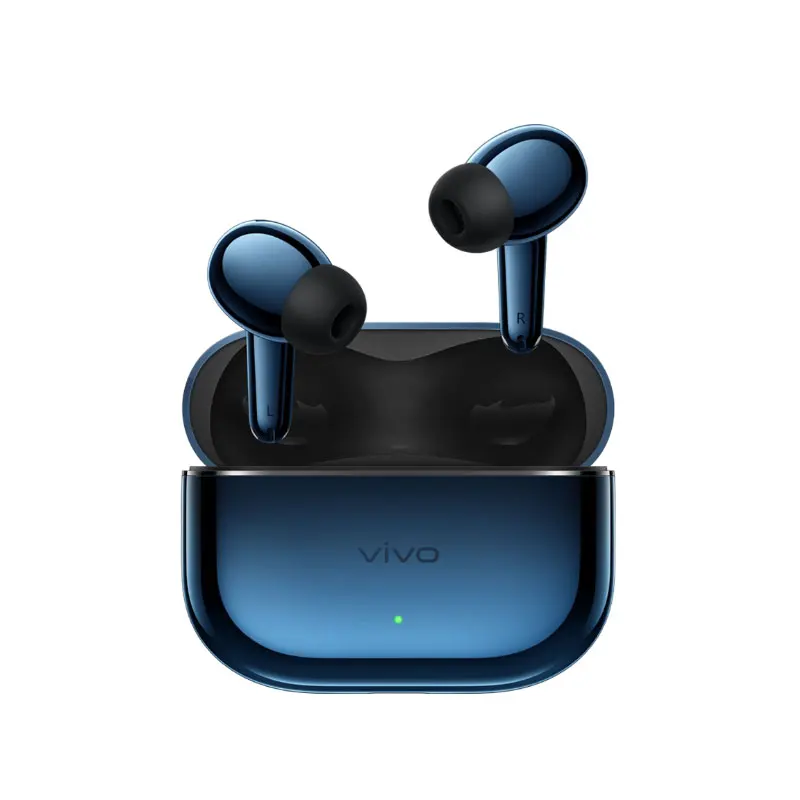 Vivo TWS 5 Wireless Earphones LDAC HiFi 60dB ANC Blue White