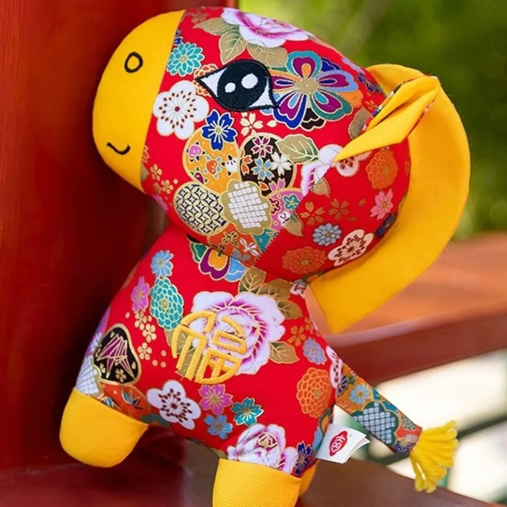 중국 스타일 말 마스코트 봉제 인형 PP 코튼 플러시 말 봉제 인형 장난감 편안한 만화 캐릭터