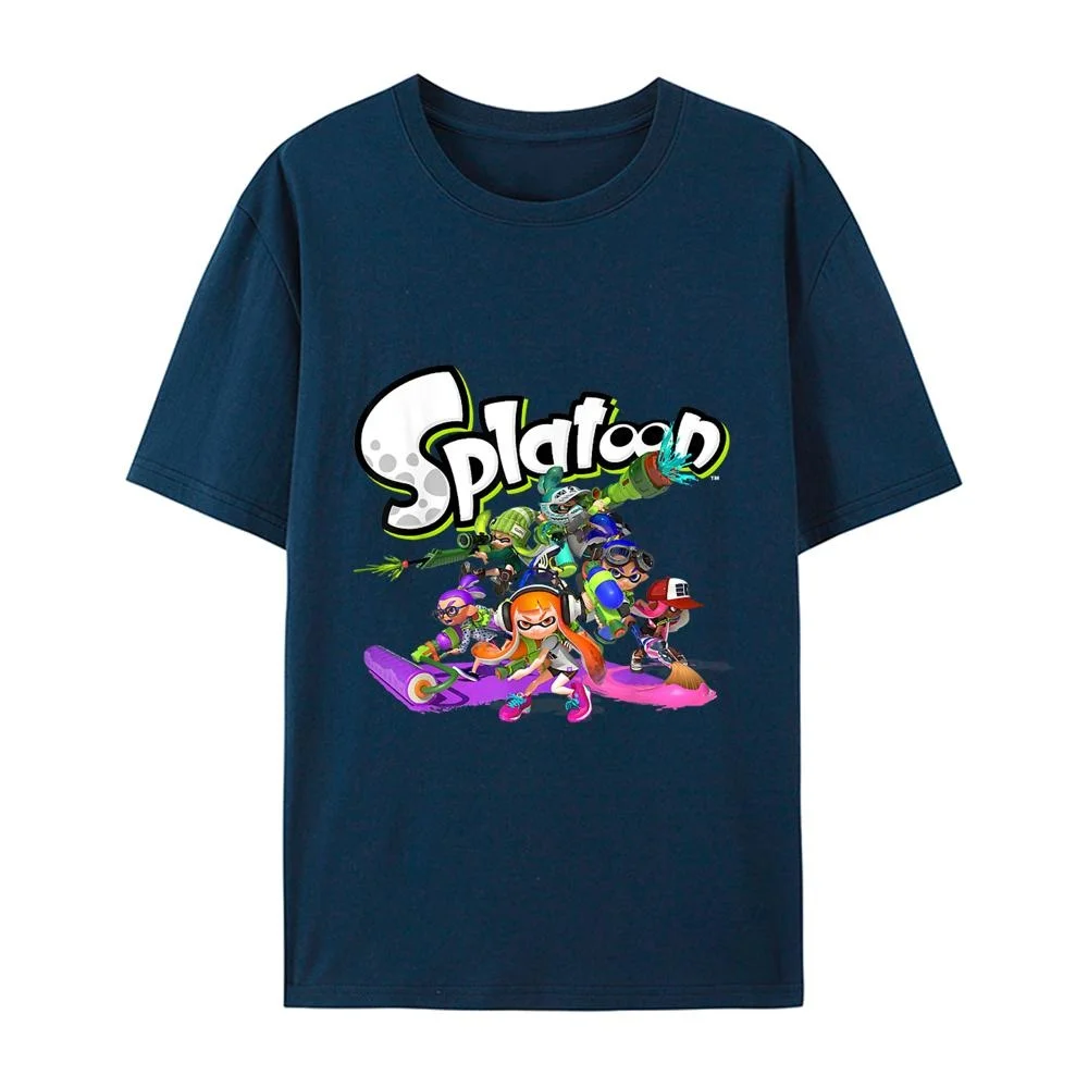 Splatoon Cotton High Quality EU Size t-shirts harajuku streetwear funny men tshirt streetwear Japanese manga male clothes