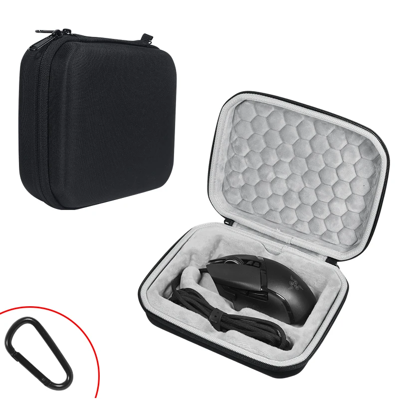 Razer Basilisk V3 RGB 유선 마우스용 EVA 걸이식 마우스 케이스, 하드 보관 가방